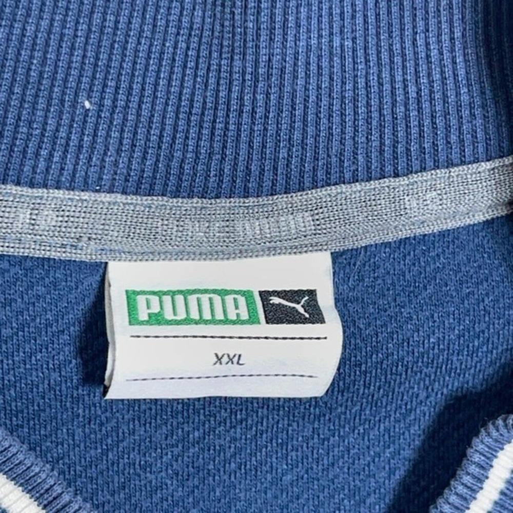Puma Monterrey MX Soccer Letterman Track Jacket Youth XXL Blue Snap Button - Picture 4 of 10